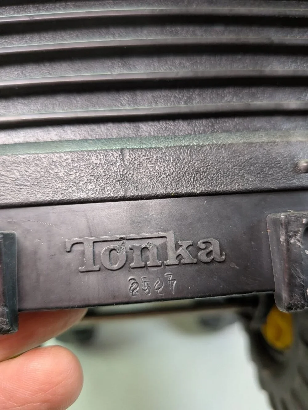 Vintage Tonka Mighty Dump Truck Pressed Steel All Metal Double Smokestack 1980s